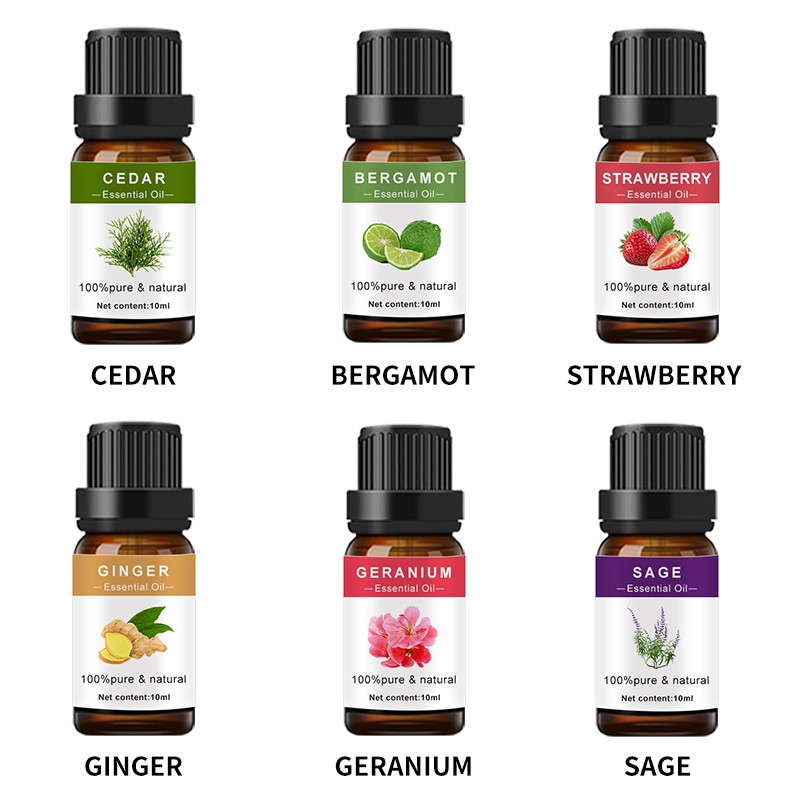 Winter Oil Set Manufacturer - 6-Piece Winter Essential Oil Perfume Set for Home Comfort Aroma