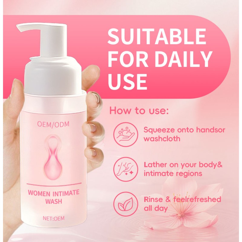 Feminine Wash Gel Factory - Private Label pH Balanced Feminine Wash Gel Yoni Spray Intimate