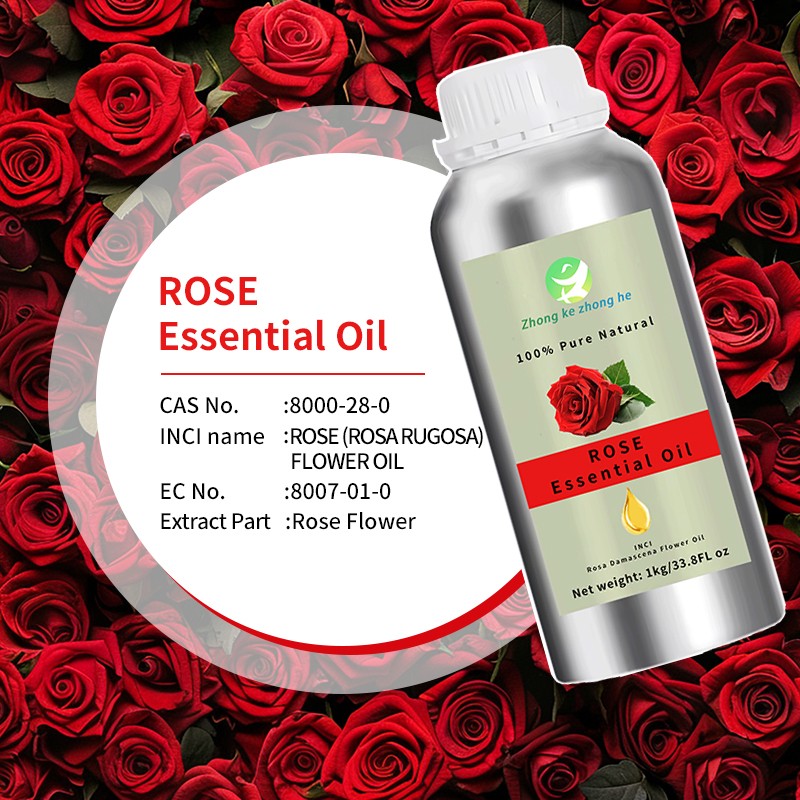 Rose Oil Manufacturer - Hot Sale 1kg Canister Natural Rose Pure Essential Oil Sweet Fresh Odor