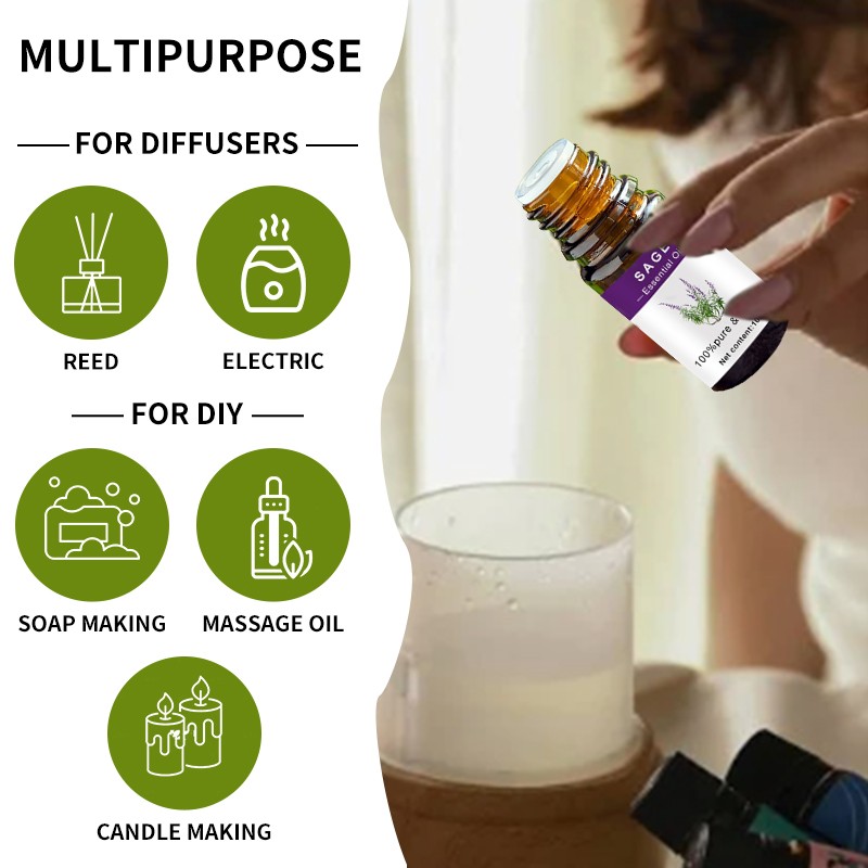 Winter Oil Set Manufacturer - 6-Piece Winter Essential Oil Perfume Set for Home Comfort Aroma