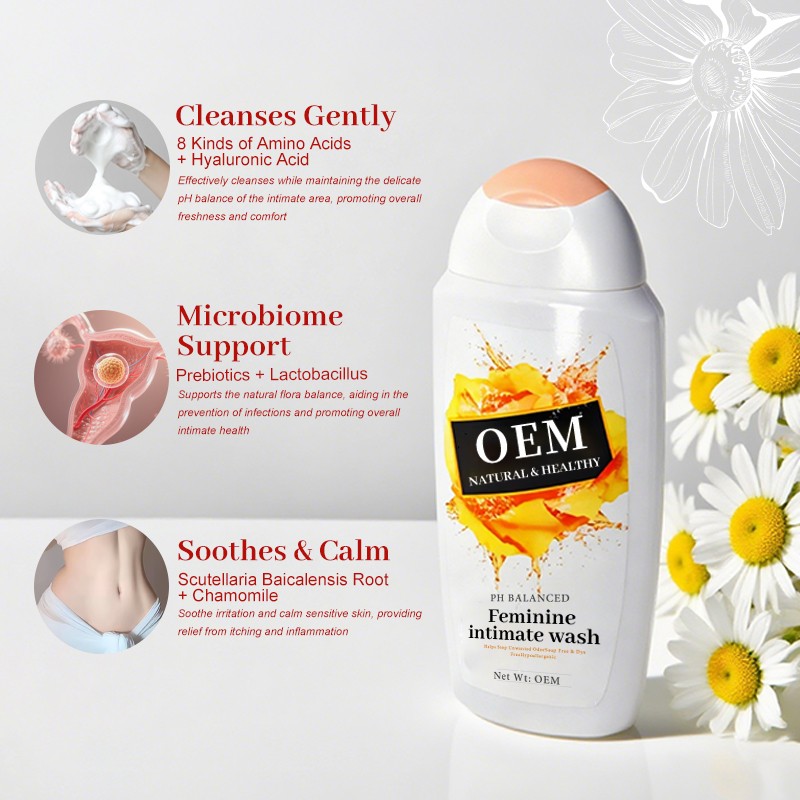Foaming Cleanser Supplier - Private Label pH Balanced Foaming Cleanser Women's Vaginal Hygiene