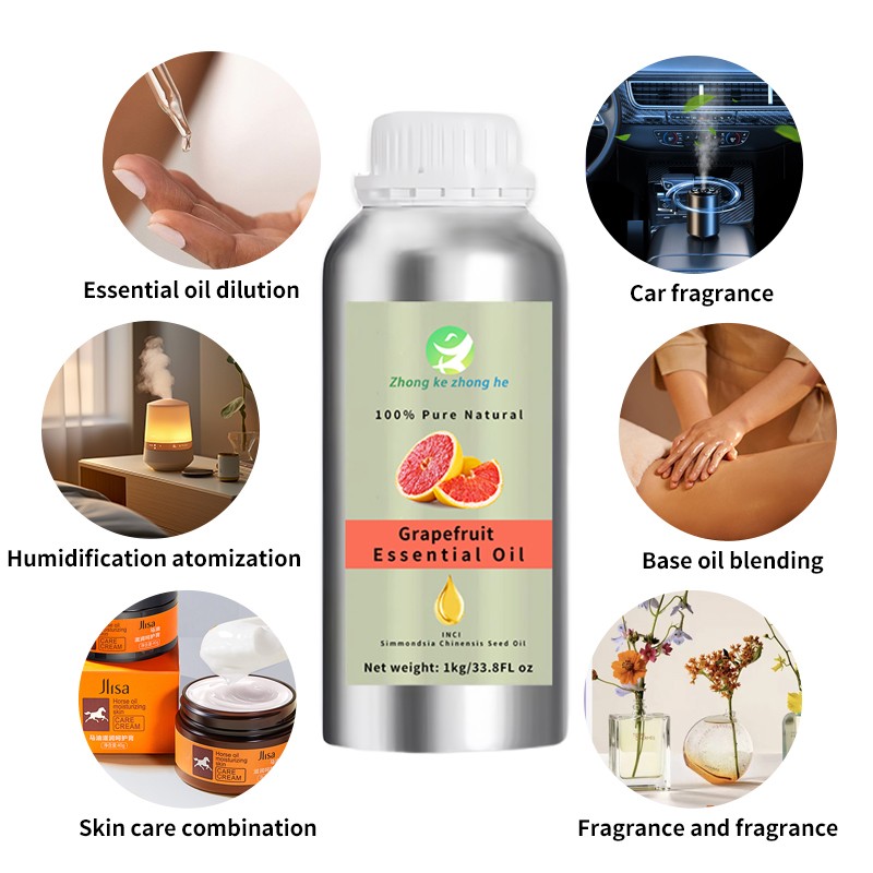 Grapefruit Oil Supplier - Wholesale Natural Grapefruit Essential Oil Liquid Peel Raw Material Long Lasting