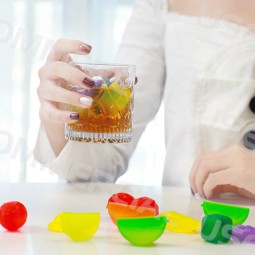 Plastic Ice Cubes Manufacturer - Reusable Plastic Ice Cubes Custom Shape Artificial Clear