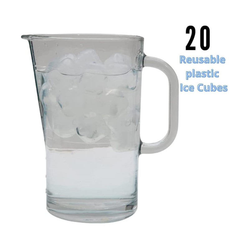 Clear Ice Cubes Manufacturer - Hot Selling Wholesale White Transparent Reusable Plastic