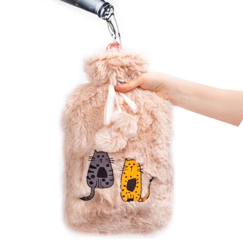 Natural Rubber Factory - Custom Reusable Natural Rubber Hot Water Bag Durable