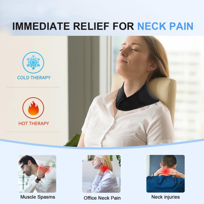 Neck Ice Wrap Supplier - Best Selling Custom Reusable Hot Cold Compression Gel Neck