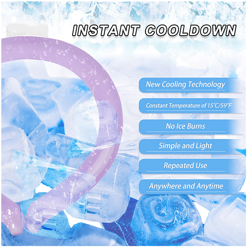 Neck Cooler Manufacturer - Instant Ice Out Ring PCM Cooling Tube