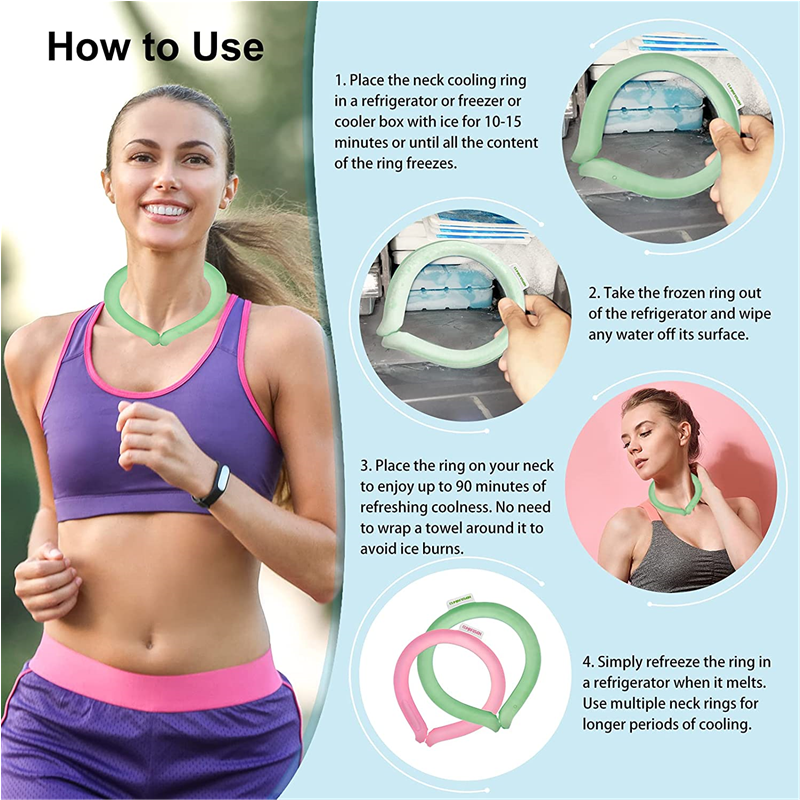 Cooling Neck Ring Factory - PCM Gel Freeze Safe Ice Cushion