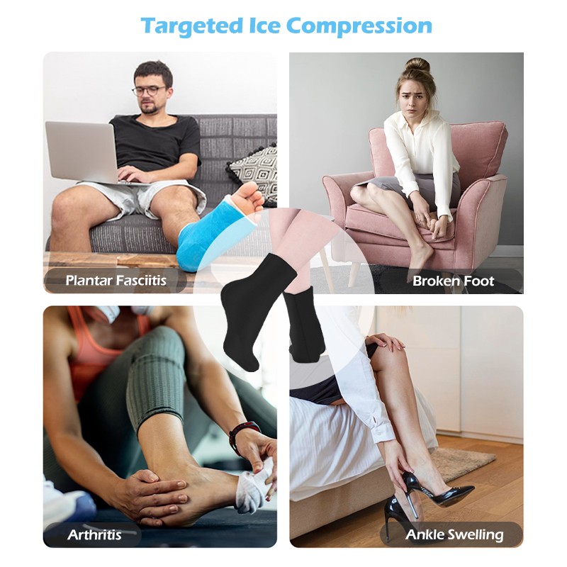 Foot Ankle Ice Pack Manufacturer - Cold Therapy Compression Wrap