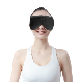 Sleep Heat Pack Manufacturer - Black Night Reusable Micro Beads Mask