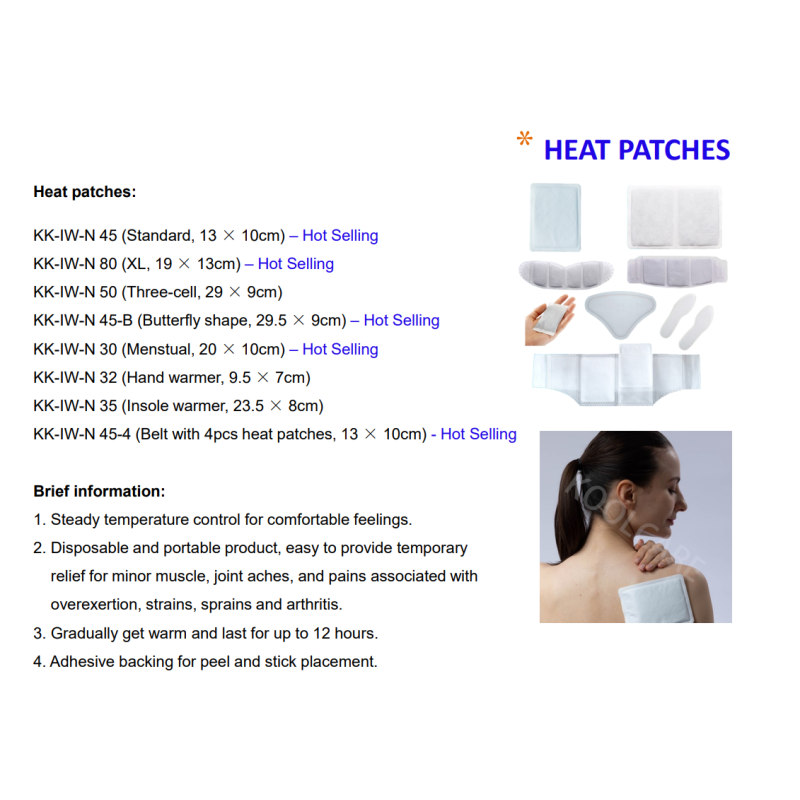 Heat Therapy Patch Manufacturer - Self Heating Neck Shoulder Comfort