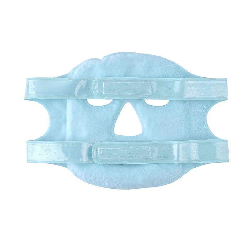 Eye Gel Mask Supplier - Full Face Eye Gel Mask Cooling Face Compress Pack Puffiness Relief