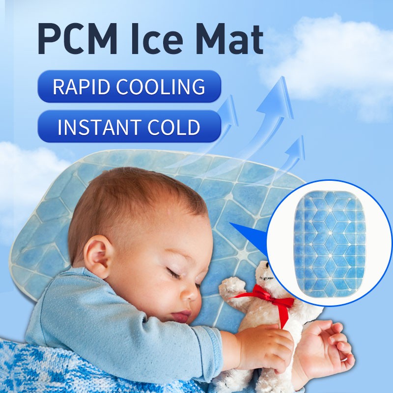 PCM Cooling Mat Factory - PCM Lattice Design Reusable Long-lasting Cold Retention Head Hip