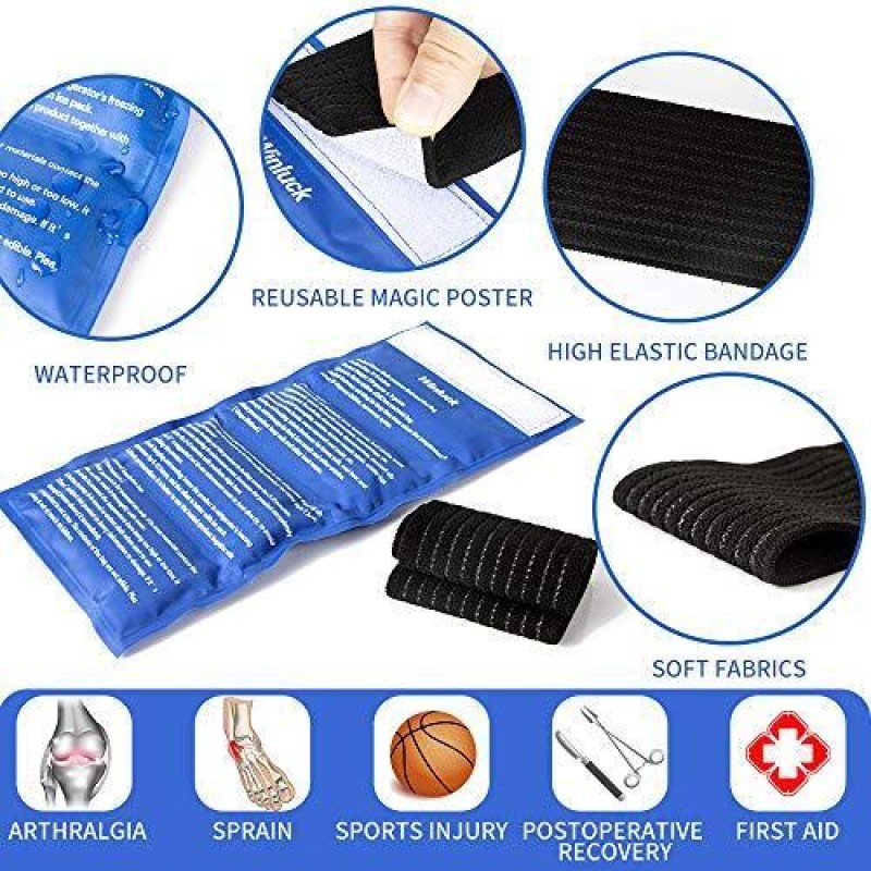 Injury Recovery Supplier - OEM Reusable Hot Cold Therapy Gel Wrap Support Injury Recovery