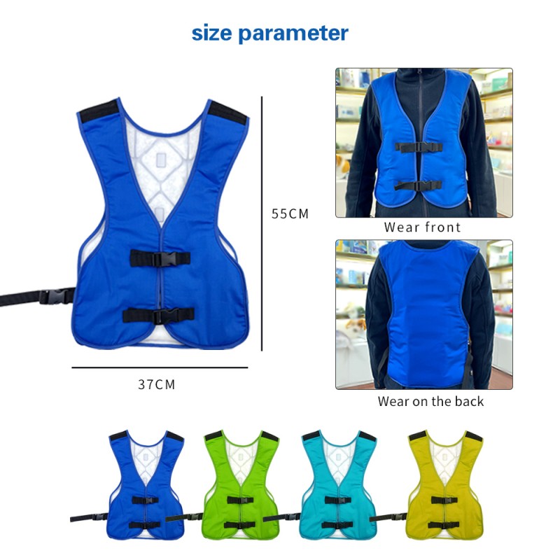 PCM Cooling Vest Supplier - Summer Outdoor PCM Cooling Vest Long-Lasting Portable Cold