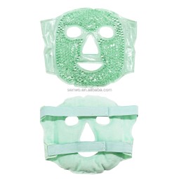 Eye Mask Manufacturer - Customized Logo Reusable Gel Beads Eye Mask Soft Plush Hot