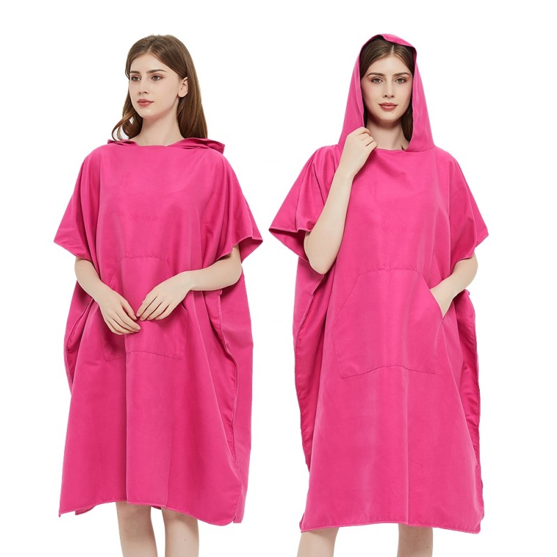 Hooded Towel Factory - Wholesale Surf Hooded Towel Poncho Custom Printed Microfiber Beach