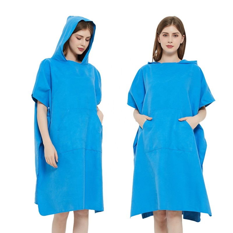 Hooded Towel Factory - Wholesale Surf Hooded Towel Poncho Custom Printed Microfiber Beach
