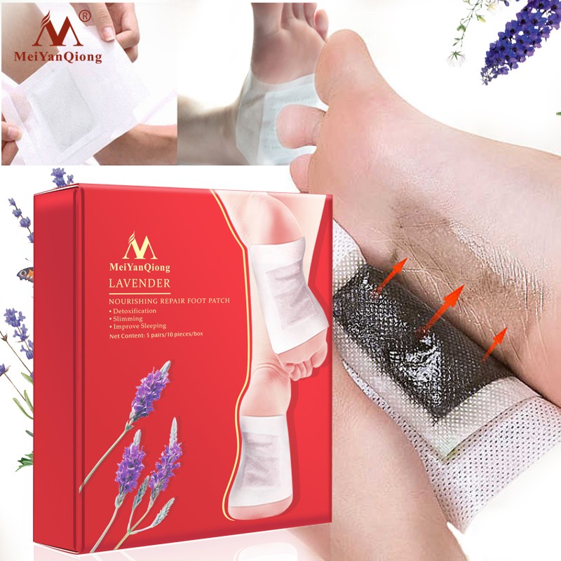 Foot Patch Supplier - 10pcs Lavender Nourishing Repair Soothing