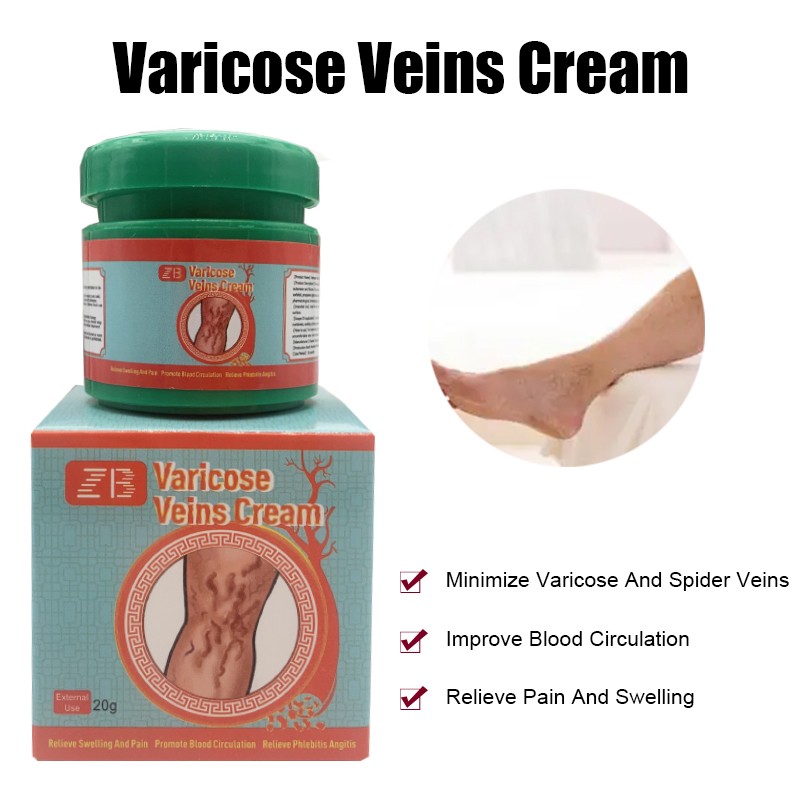 Varicose Vein Cream Manufacturer - Natural Herbal Leg Pain Care 20g