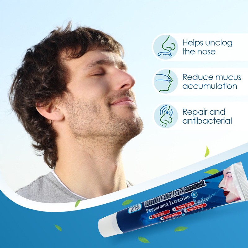 Rhinitis Cream Factory - ZB Cold Sneezing Sinusitis Stuffy Nose 20g