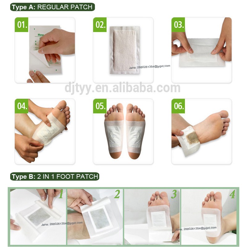 Detox Foot Patches Manufacturer - Haobloc Ginger Extract Secondair Effect