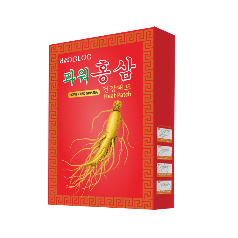 Red Ginseng Patch Factory - Heat Therapy Effective Gout Pain Relief