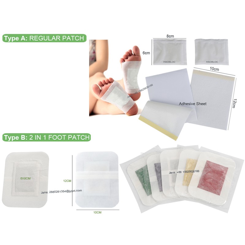 Detox Foot Patches Manufacturer - Haobloc Ginger Extract Secondair Effect