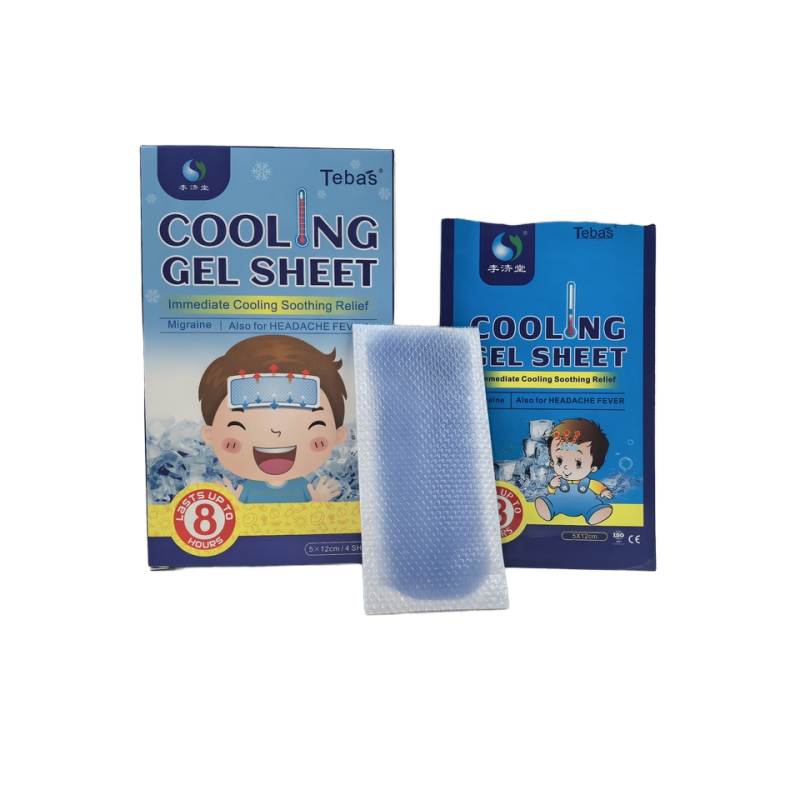 Hydrogel Cooling Patch Factory - OEM Blue Fast Acting Baby