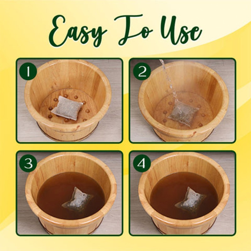 Foot Soak Bags Supplier - Relaxation Circulation Boost Organic Detox