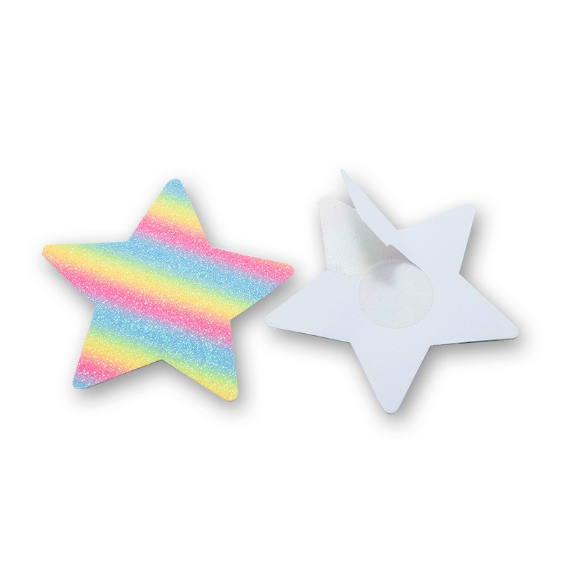 Star Nipple Cover Supplier - Hot Sale Valentines Day Glitter Pasties