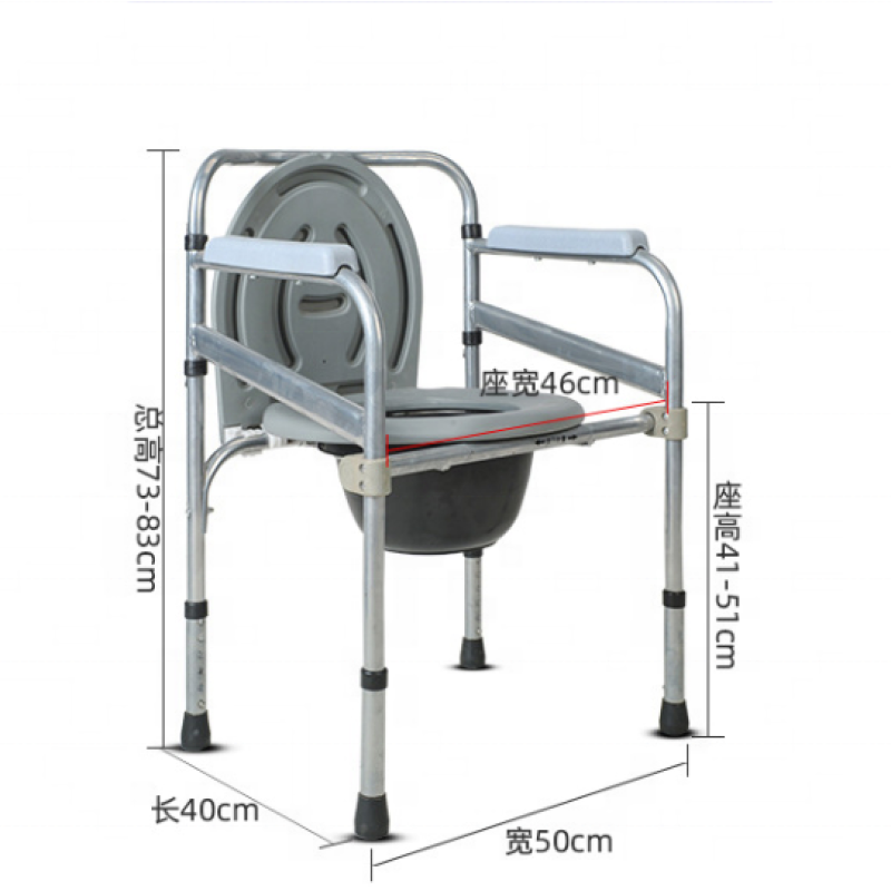 Bedpan Manufacturer - OEM Foldable Stainless Steel Commode