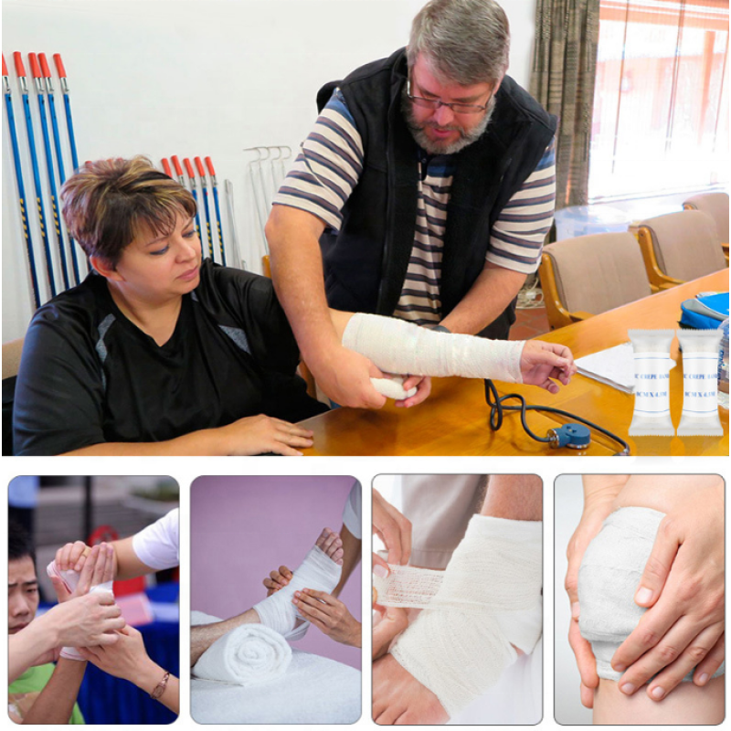 Elastic Bandage Supplier - OEM Crepe Pain Relief Gauze