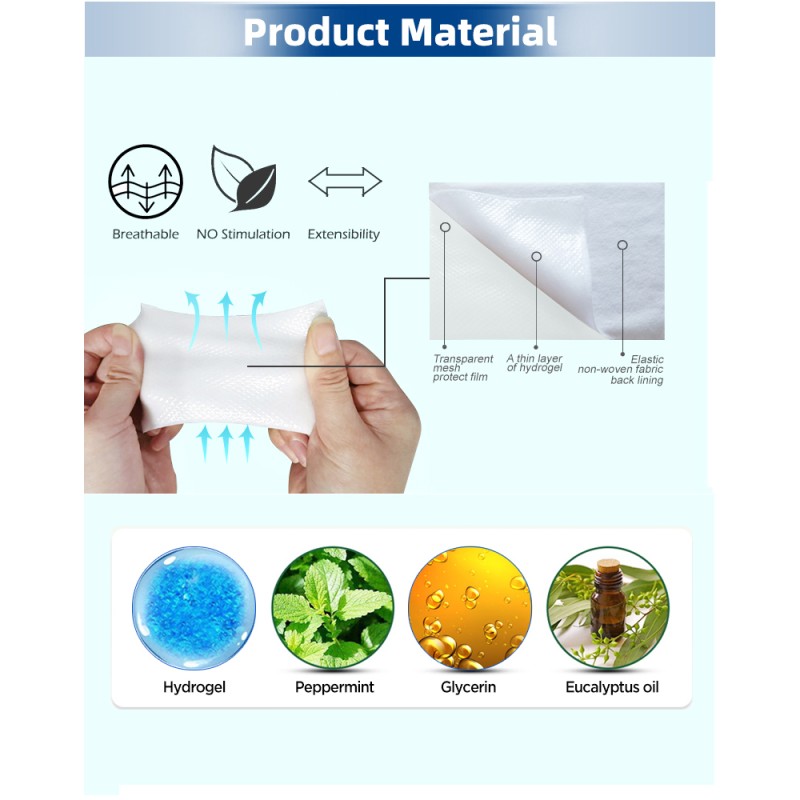 Hydrogel Pain Patch Supplier - OEM Cooling Gel Muscle Sprain