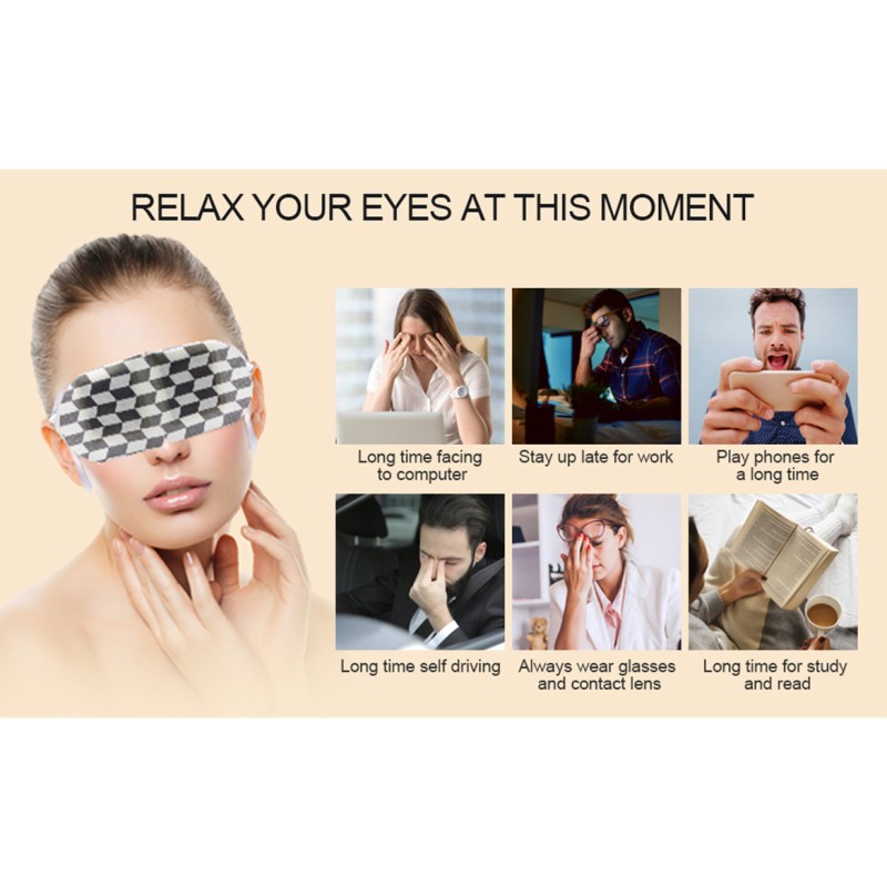 Steam Eye Mask Factory - OEM Disposable Relaxing Home Sleeping