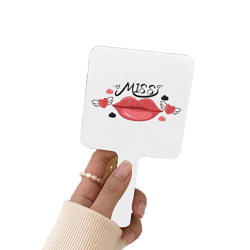 Cosmetic Mirror Supplier - OEM Custom Logo Silver Pocket