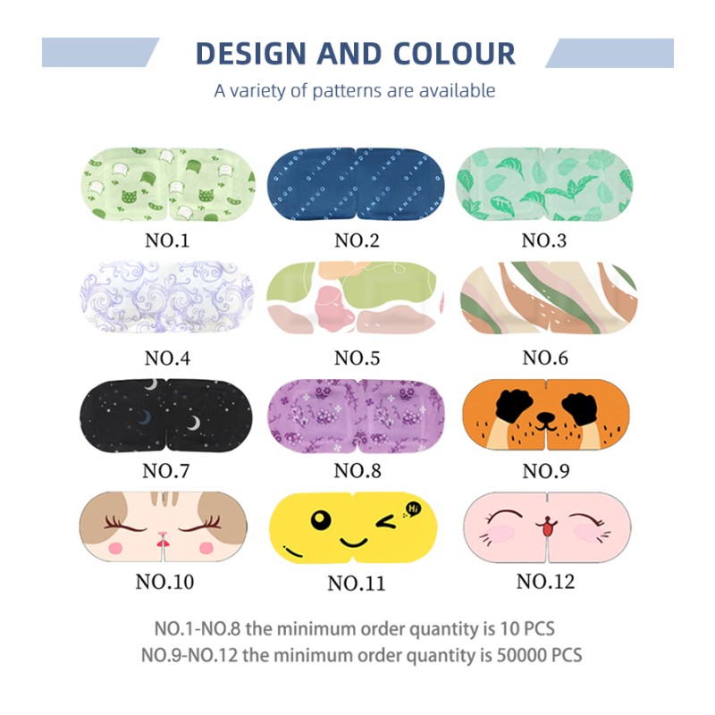 Steam Eye Mask Supplier - OEM Moisturizing Cotton Sleep Travel