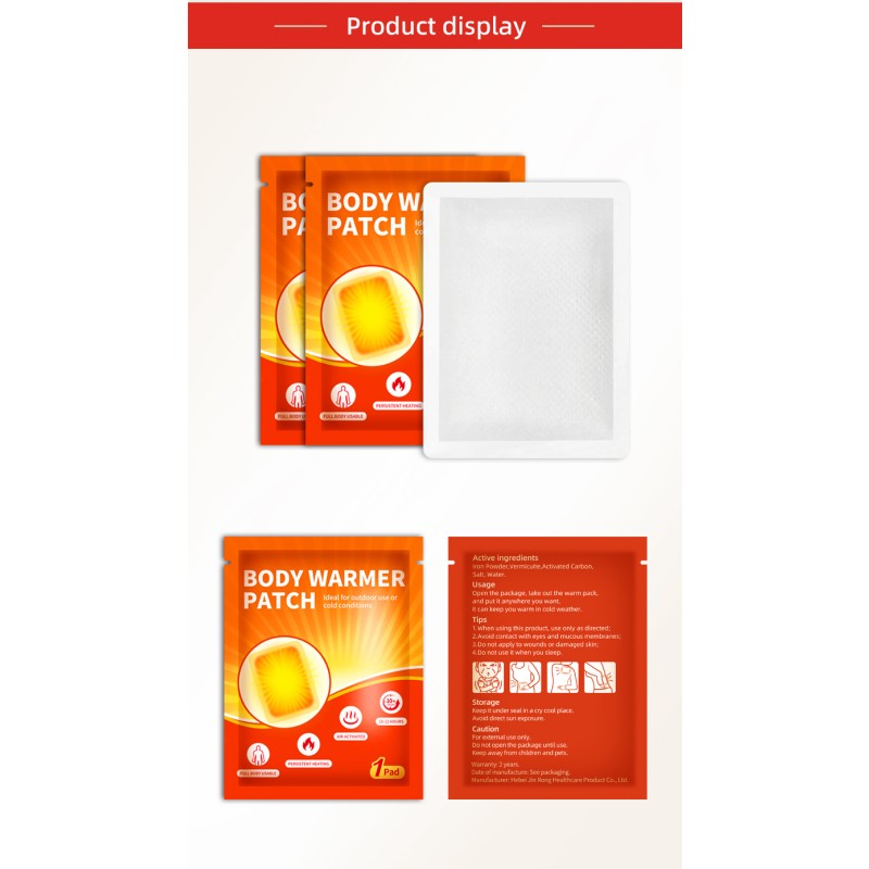 Body Warm Patch Supplier - OEM Long-Lasting Disposable Thermal