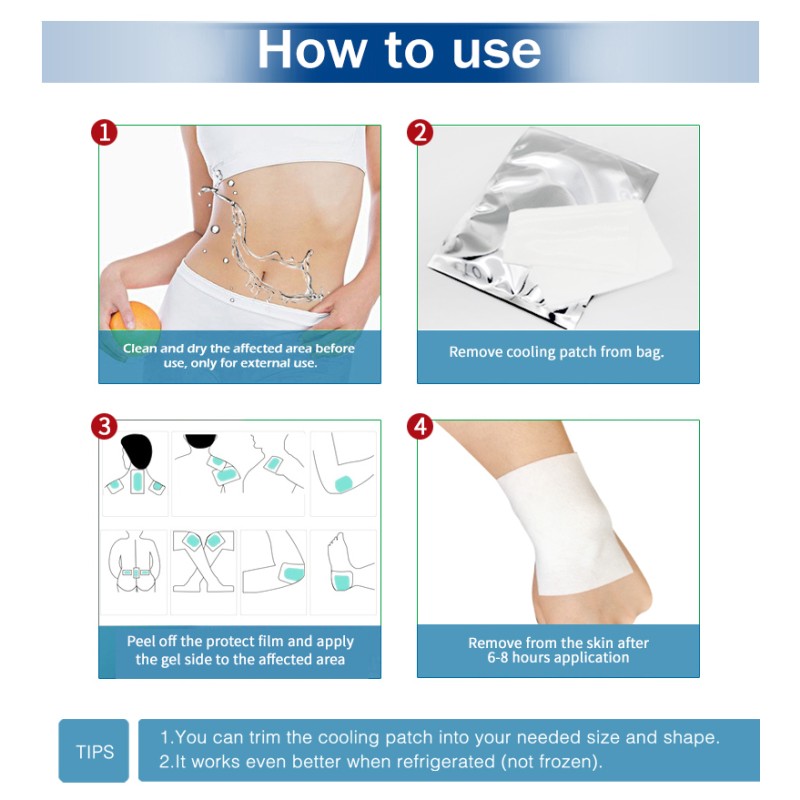 Cooling Gel Patches Manufacturer - OEM Herbal Menthol Physiotherapy