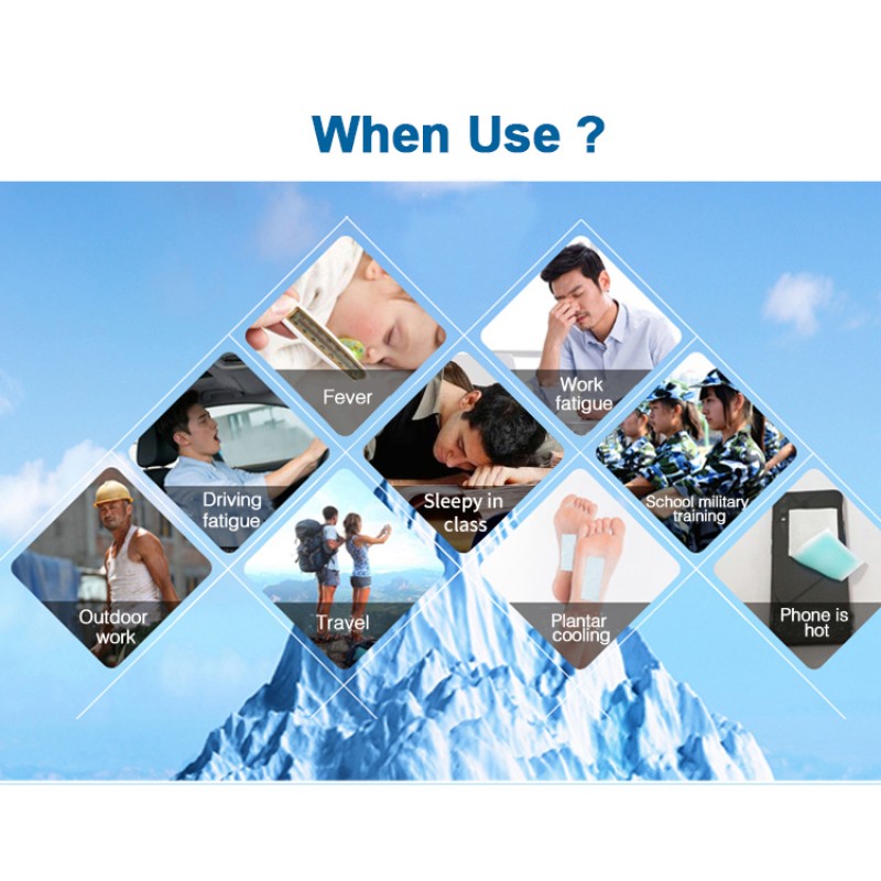 Cooling Patch Manufacturer - OEM Summer Body Care Colorful