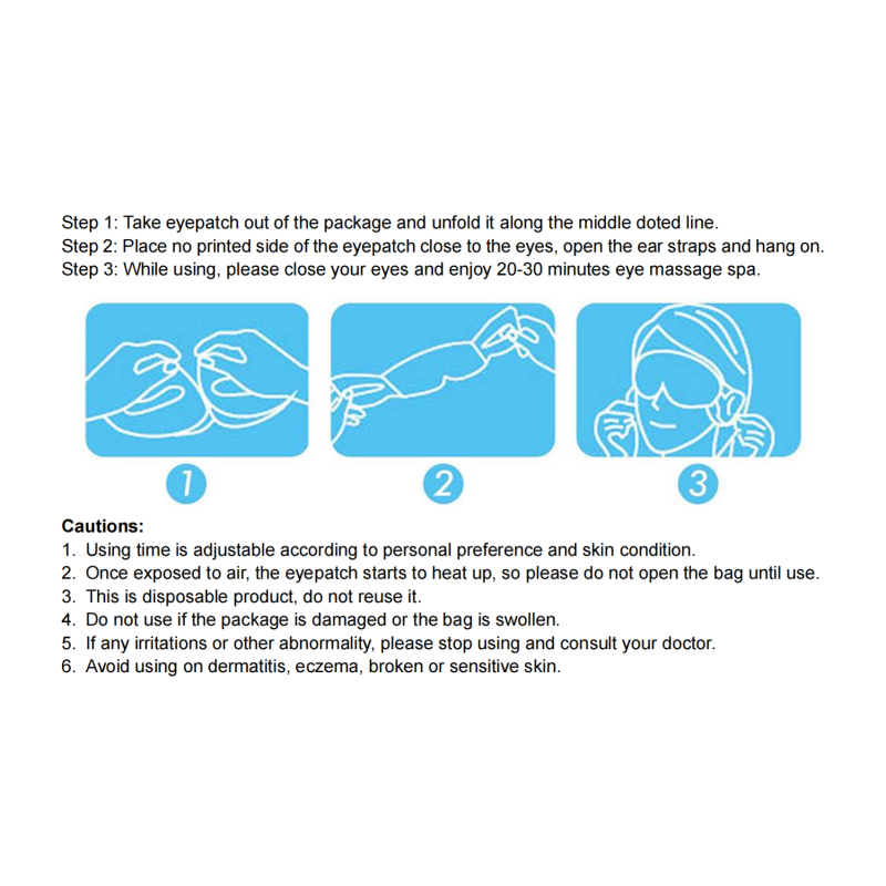 Steam Eye Mask Factory - OEM Disposable Relaxing Home Sleeping
