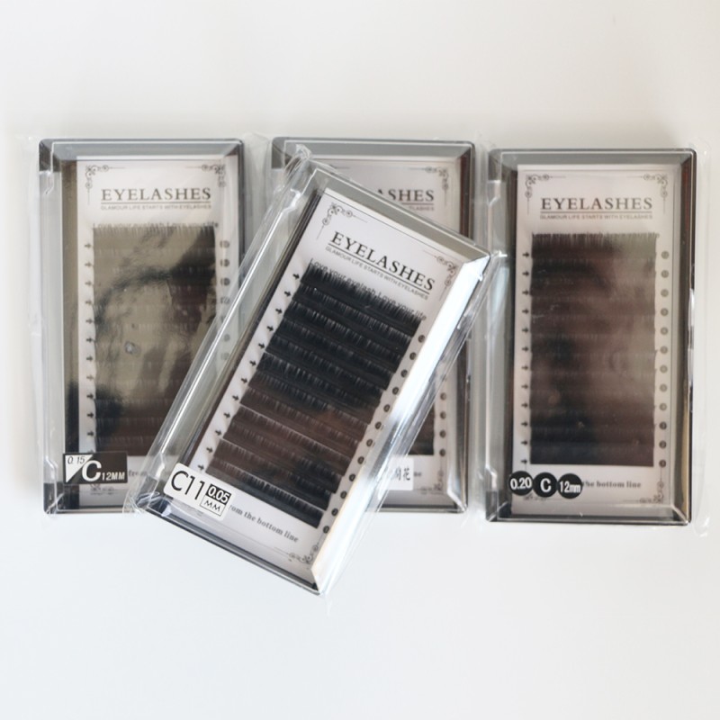 Eyelash Extensions Supplier - OEM Velvet Individual Mink Lashes