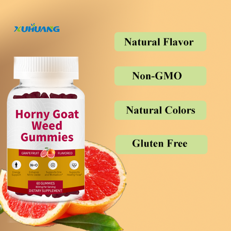 Xuhuang Supply Epimedium Gummies OEM Customized Horny Goat Weed Gummies