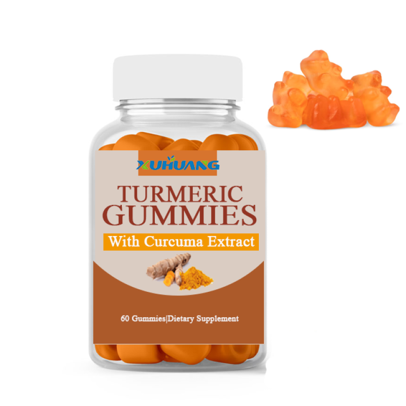Xuhuang OEM Curcumin Gummies Turmeric Black Pepper Gummies Supplement Health Supplement Turmeric Gummies