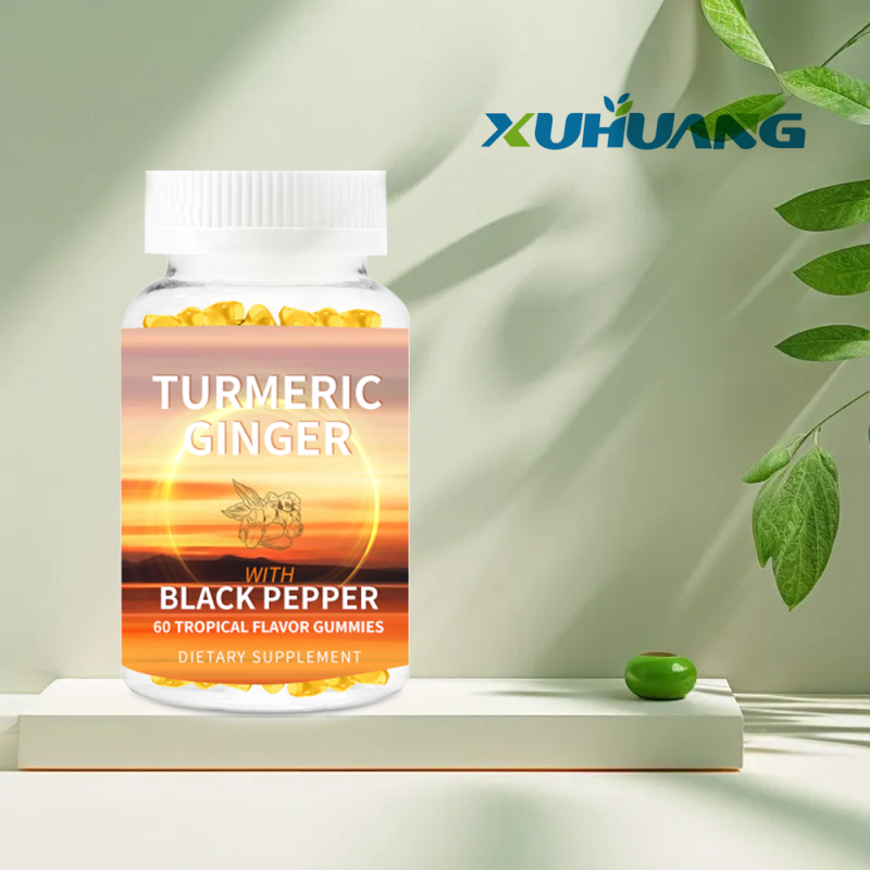 Xuhuang OEM Curcumin Gummies Turmeric Black Pepper Gummies Supplement Health Supplement Turmeric Gummies