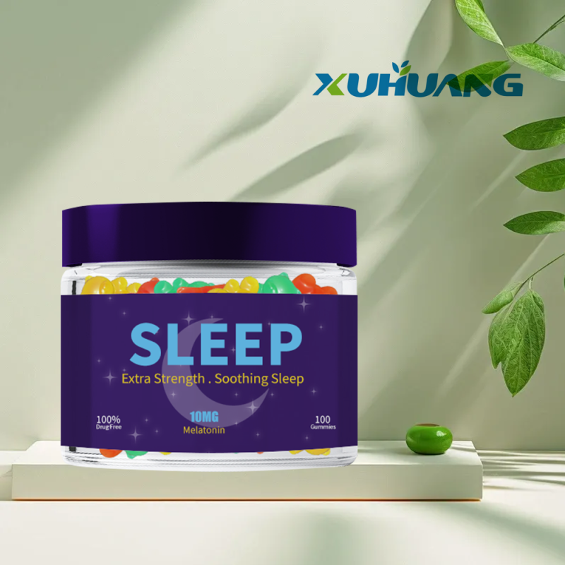 OEM Service Sleep Gummies Natural Berry Flavor Healthcare Supplements Sleep Gummy