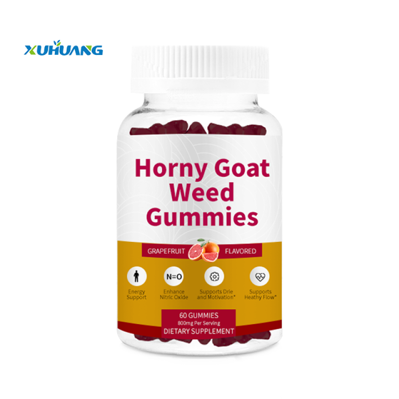 Xuhuang Supply Epimedium Gummies OEM Customized Horny Goat Weed Gummies