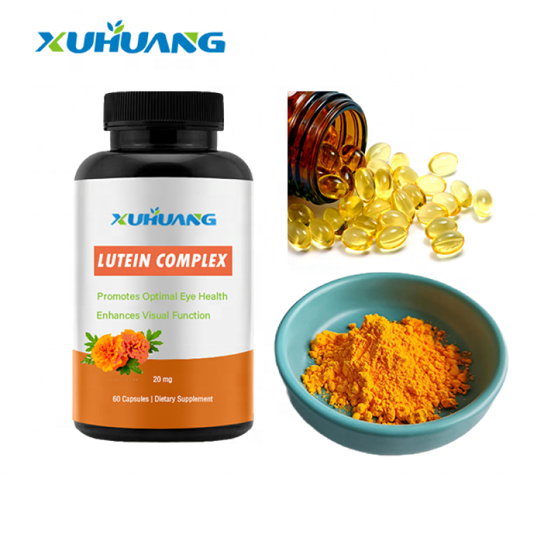 Natural  Marigold Extract Customized Lutein Capsule 1% 5% 20% 80% Lutein
