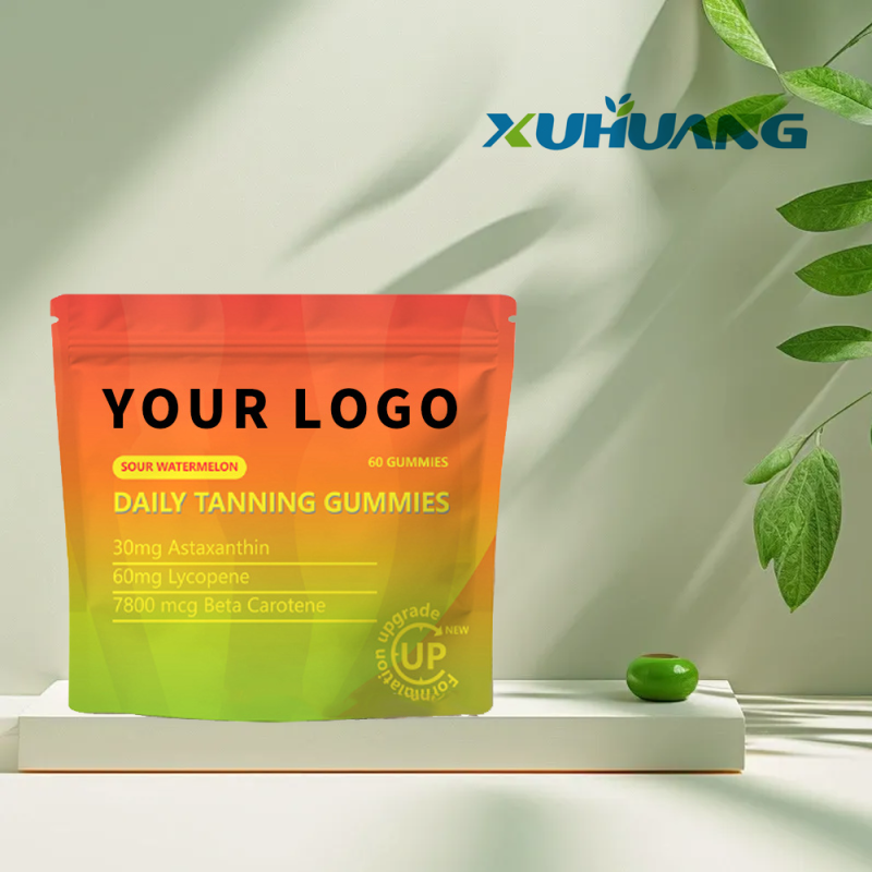 OEM Private Label Tanning Gummy Astaxanthin Skin Care Daily Women Tanning Gummies