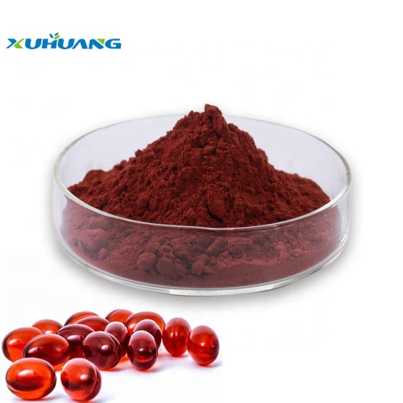 Pure Natural Astaxanthin From Haematococcus Pluvialis Powder 2.5% Astaxanthin Powder